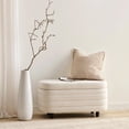 thumbnail image 2 of Bouclair Fabric Ottoman with Storage, 2 of 7