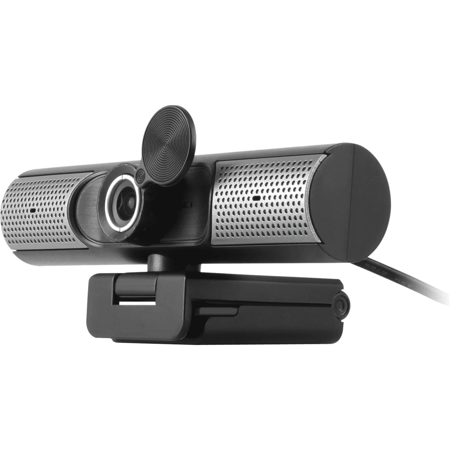 Webcam Aluratek AWCS06F HD 1080p avec mise au point fixe, microphone omnidirectionnel et haut-parleurs intégrés