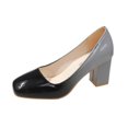 thumbnail image 2 of LSLJS Women's Plus-size Fashion Solid Color Waterproof Table Work Shoe Covers High Heel Shoes, 2 of 8