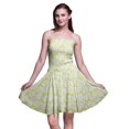 thumbnail image 1 of Bimba Robe Cocktail au-Dessus du Genou pour Femmes Teinture sur Nœuds Smockée Fluide d'Été Robe Soleil-TP, 1 of 5