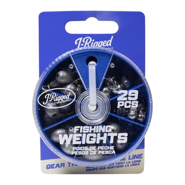 J-Rigged Tackle Supply Fishing Weight Assortment
