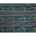 thumbnail image 4 of oneOone Tissu Lycra Polyester à Rayures et Imprimé Floral BTY 56 Pouces de Large, 4 of 4