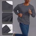 thumbnail image 2 of zfhfof Men's Sun Protection Athletic Shirts Long Sleeve Rash Guard Swim T-Shirts Lightweight Quick Dry Fishing Running Workout Shirts, 2 of 8