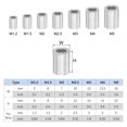 thumbnail image 2 of Unique Bargains 5/32' Aluminum Crimping Loop Sleeves, for Wire Rope Sleeves, Silver Tone 42 Pcs, 2 of 5