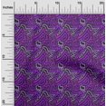 thumbnail image 2 of oneOone Cotton Silk Purple Fabric Abstract Craft Projects Decor Fabric Printed By The Yard 42 Inch Wide, 2 of 4