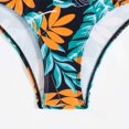 thumbnail image 3 of VBTAPA Bikini de Plage pour Femmes à Imprimé Floral 3 Pcs Haut Bas Kimono Cardigans en Liquidation Vert Armée P, 3 of 8