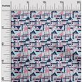 thumbnail image 1 of oneOone Cotton Silk Fabric Square & Triangle Geometric Print Fabric By Yard 42 Inch Wide, 1 of 4