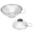 thumbnail image 4 of Wide Mouth Funnel,2Pcs Household Stainless Steel Kitchen Hopper Canning Funnel Cup Luxury Finish, 4 of 8