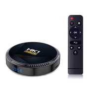 TFixol Allwinner H618 Android 12.0 Smart TV Box with 6K Decoding, 4K Output, Dual-Band WiFi6, Bluetooth 5.0, 4GB RAM, 128GB Storage, and LED Display