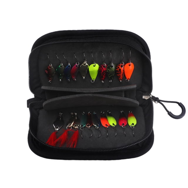 VONKY 20pcs Sequins Metal Multiple Long-Lasting Tackle Bag Organizer Storage Gathering Durable Lightweight Set Goods