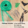 thumbnail image 4 of Filet Anti-Oiseaux Jardinage Plantes Maille Cerf Filets en Nylon Multifonction Légumes Ciel Filets en Nylon Multifonction Légumes Protection Barrière Résistante à l'Usure Type5, 4 of 9