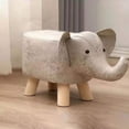 thumbnail image 3 of Small Stools Animal Footstools Multipurpose Cute Cartoon Animal Small Bench For Home Kindergarten, 3 of 5
