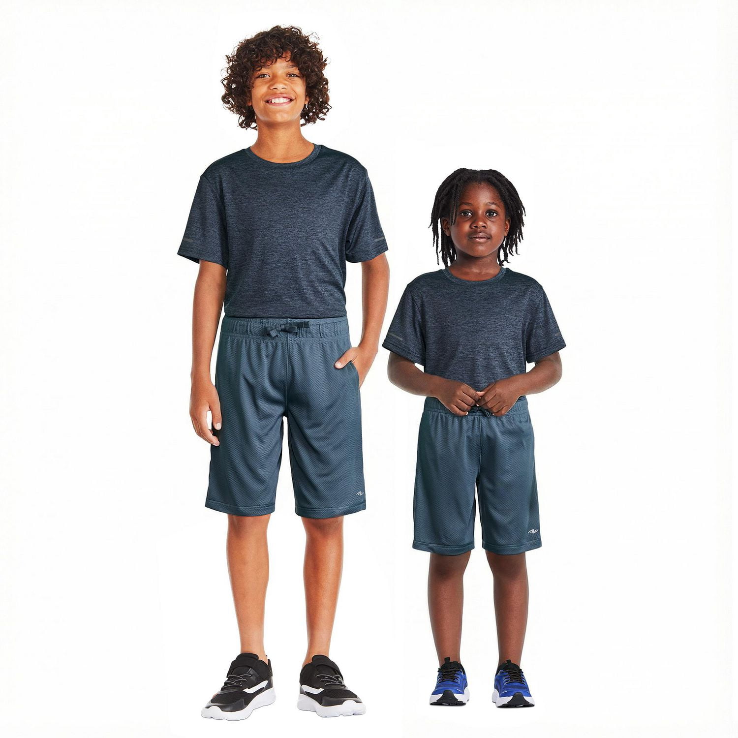 Lot de 2 shorts en maille mouchetée Athletic Works pour garçons