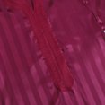 thumbnail image 4 of RXIRUCGD Robe Musulmane pour Hommes Robe Arabe Mi-Longue Style Long Manches Longues Col Montant Chemise Longue Mode Décontractée, Vin, Taille : S, 4 of 5