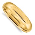 thumbnail image 1 of 14k Yellow Gold 14.25mm Hinged Bangle Bracelet, 1 of 8