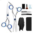 thumbnail image 3 of Oubit Hairdressing Shears Kit,10pcs Haircutting Scissors Kit Hairdressing Tool Set Hair Salon Apron Kit Meticulously Designed, 3 of 9