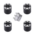 thumbnail image 2 of 4x Métal Moyeux de Roue Étendus de Remplacement pour SCX24 90081 C10 DIY Noir, 2 of 7