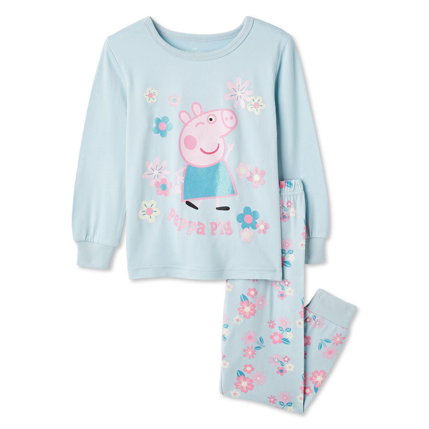 Pyjama 2&nbsp;pièces Peppa Pig pour petites filles