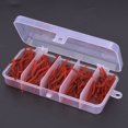 thumbnail image 4 of Fishing Lures,  Soft 150PCS Lifelike Shape Design Fishing Soft Bait  For Fish Tackle Accessory Red, 4 of 8