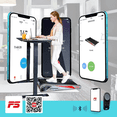 thumbnail image 2 of AnthroDesk EgoFit Walker Pro M1 Motorized Treadmill with APP and Remote Control, 2 of 9