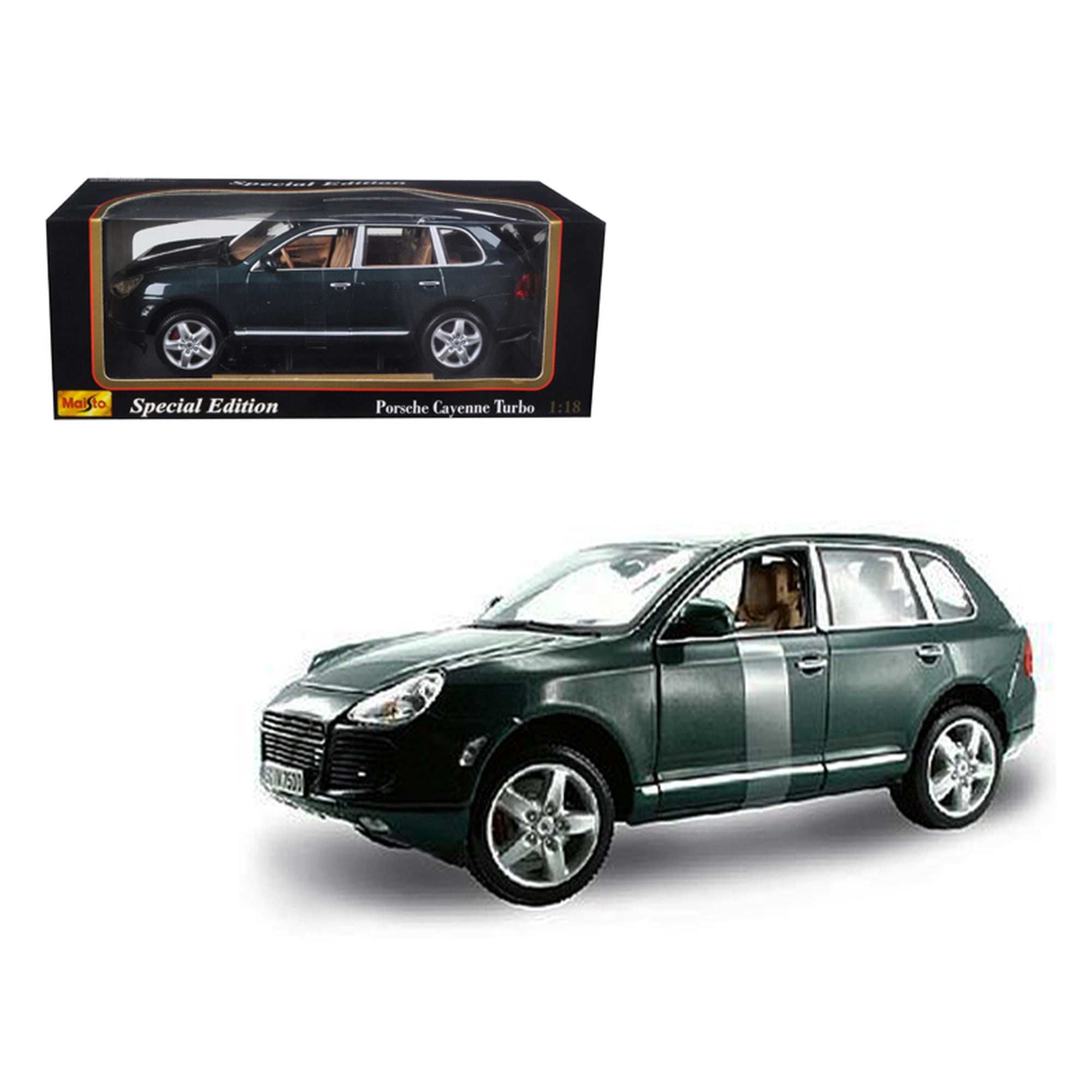 Maisto Porsche Cayenne Turbo Green 1/18 Diecast Model Car - Walmart.ca