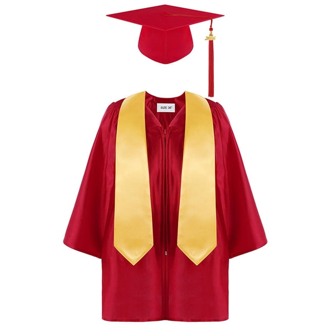 fastboy Graduation Cap And Gown Set For Boys And Girls Kindergarten Graduations Kids Graduation Gown Cap Set B