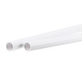 thumbnail image 1 of Unique Bargains 13mm ID 15mm OD 500mm White PVC Pipe Round Rigid Plastic Tube for Water Pipe 2 Pack, 1 of 5