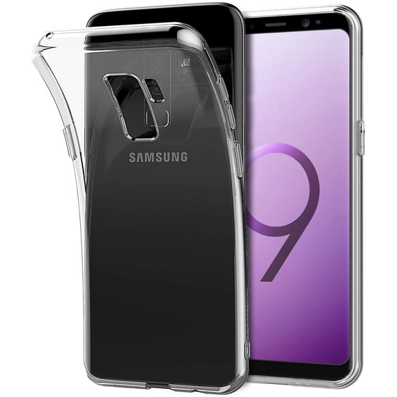 Vultic Galaxy S9 Étui - TPU Souple Mince [Crystal Clair] Étui Arrière Protectrice Transparente pour Samsung Galaxy S9 (Transparent)