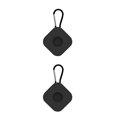 thumbnail image 3 of Ruiboury For Airtags Silicone Protective Sleeve For Locator Anti-lost Device Protective Sleeve Dropship Black 2Set, 3 of 6