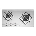 thumbnail image 2 of 2 Pcs Interrupteurs Rotatifs Bouton Rond Brûleur de Cuisinière Bouton Rond Cuisinière Four Pièces de Cuisine Poignées Bouton d'Interrupteur de Feu en Métal, 8 mm, Type 2, 2 of 9