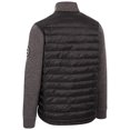 thumbnail image 2 of DLX Veste Homme Rembourrée à Fermeture Éclair Complète Manches en Polaire Décontractée Déperlante, 2 of 2