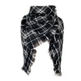 thumbnail image 2 of Dvkptbk Foulards pour Femmes Mode Hiver Femmes Foulard Colorée Décontractée Foulard Carrée à Franges Châle Vêtements en Liquidation, 2 of 3