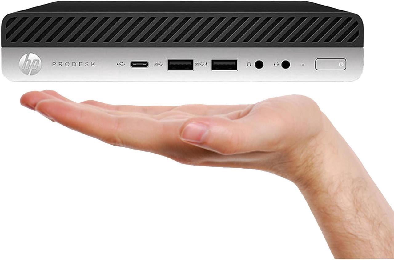HP ProDesk 600 G4 Desktop Mini Intel Core i5-8500T 16GB RAM 512GB SSD WIFI Windows 11 Pro - Refurbished