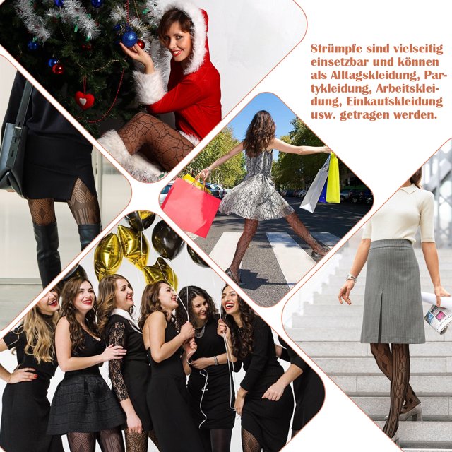 keepw Larges Occasions Applicables Collants Résille Aguichant pour Tout Événement Ou Sortie en Soirée Bas Résille Haut de Gamme 6