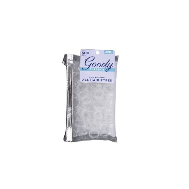 Goody Clear Polybands - 500Ct