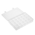 thumbnail image 1 of Yeacher Transparent Large 24 Grids Adjustable Plastic Storage Containers Jewelry Bead Bathroom Accessories Tools Organizer Box, 1 of 8