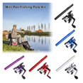 thumbnail image 2 of Pocket Collapsible Fishing Rod Reel Combo Mini Pen Fishing  Telescopic Fishing Rod Reel Combo Kit, 2 of 7
