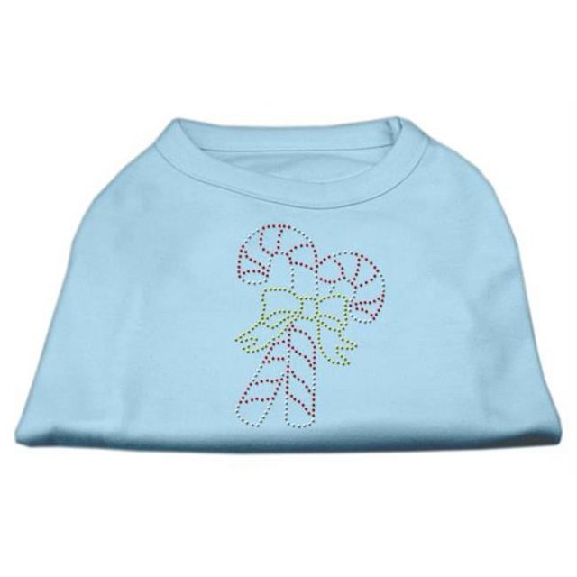 Canne à Sucre Chemise en Strass Bleu Bébé m (12)