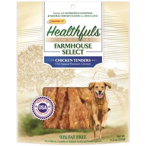 Rhode Island 08500 Ruffin It - Healthfuls Dog Treats, Chicken Bites, 11 Oz