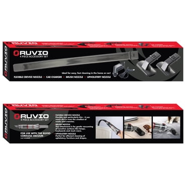Ruvio Ensemble d'Accessoires pour Aspirateur 4 Pcs