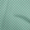 thumbnail image 1 of oneOone Cotton Cambric Green Fabric Geometrical Craft Projects Decor Fabric Printed By The Yard 56 Inch Wide, 1 of 4