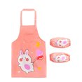 thumbnail image 2 of Neinkie 3Pcs/Set Kids Aprons for Cooking and Baking - 4 Piece Set, Kids Cartoon Aprons For Painting with Protective Sleeves for Kids and Kid Apron with Pockets, Aprons for Kids Age 2-12, 2 of 2