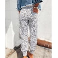 thumbnail image 4 of drppepioner Pantalon Décontracté pour Femmes Été Pantalon à Imprimé Léopard Bas Pantalon de Sport, 4 of 9