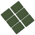 thumbnail image 1 of Uxcell 6 Pcs Pièces Thermocollantes Patchs de Réparation en Tissu pour Vêtements Vert Armée, 1 of 6