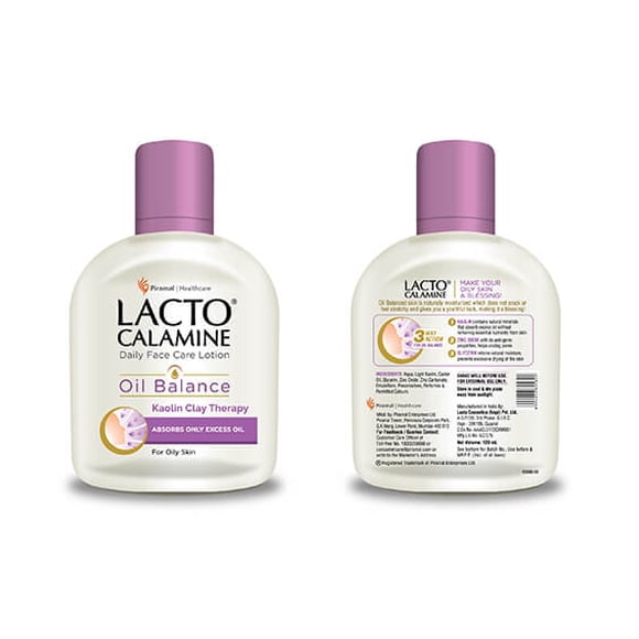 Lacto Calamine Skin Balance Oil control 120 ml. (Pack of 2) by Lacto Calamine