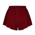 thumbnail image 4 of Timegard Shorts for Women Elastic Waisted Ruched Comfy Solid Color Shorts Summer Casual Loose Shorts, 4 of 6
