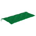 thumbnail image 5 of vidaXL Garden Bench with Cushion 120 cm Bamboo, 5 of 5