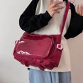 thumbnail image 1 of Tyidzon Sac Messager de Classe Grande Capacité pour Étudiant, Sac Messager à Bandoulière Simple et Polyvalent, Fournitures de Rentrée, 1 of 6