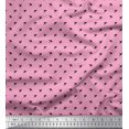 thumbnail image 1 of Soimoi Silk Fabric Swallow Bird Small Print Fabric by Yard 42 Inch Wide, 1 of 3