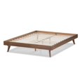 thumbnail image 4 of Baxton Studio Jacob Queen Platform Bed in Walnut Brown, 4 of 5
